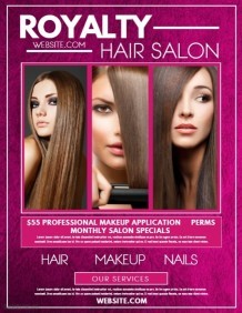 1 180 Customizable Design Templates For Beauty Salon PosterMyWall Hair Brochure Free