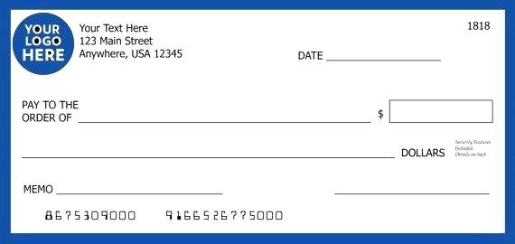 1 Presentation Cheque Template Check Large Checks Giant Big Oversized