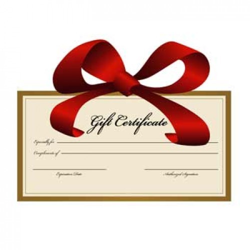 10 00 Gift Certificate Copper Electronics Automotive Template