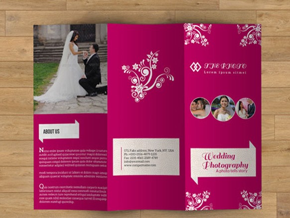 10 Beautiful Wedding Brochure Templates PSD EPS AI InDesign Design