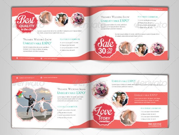 10 Beautiful Wedding Brochure Templates PSD EPS AI InDesign Template