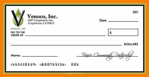 10 Cheque Template Pdf Weekly Presentation Free