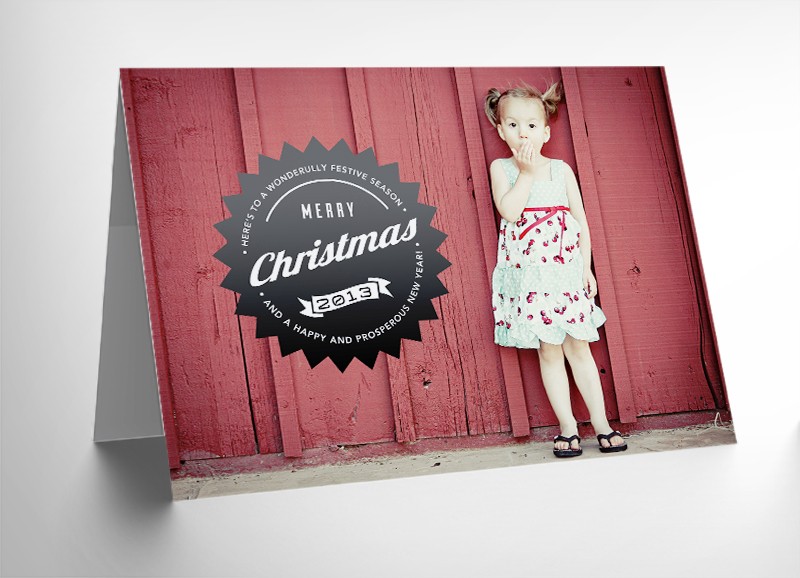 10 Free 5x7 Holiday Card Photoshop Templates For Photographers