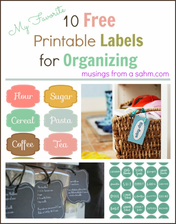 10 Free Printable Labels For Organizing Living Well Mom Online Label Maker