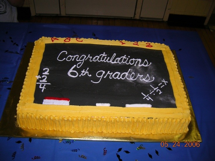 10 Homeschool Graduation Cakes Photo Chocolate Caps 6th Grade Promotion Ideas