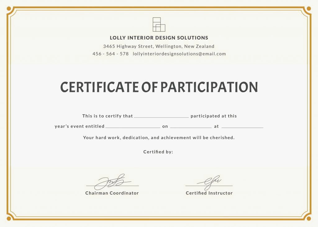10 Lovely Long Service Certificate Template Sample Amazing Design