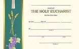 11 Best First Communion Certificates Images On Pinterest Confirmation Certificate Template