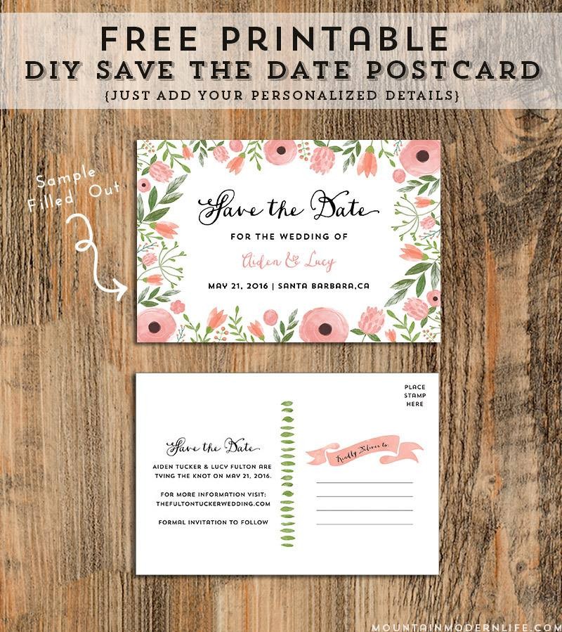 11 Free Save The Date Templates Powerpoint Template