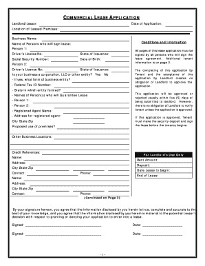 11 Printable Commercial Lease Agreement Texas Forms And Templates