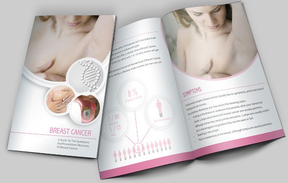 12 Breast Cancer Brochure Templates Free PSD AI Illustrator Template