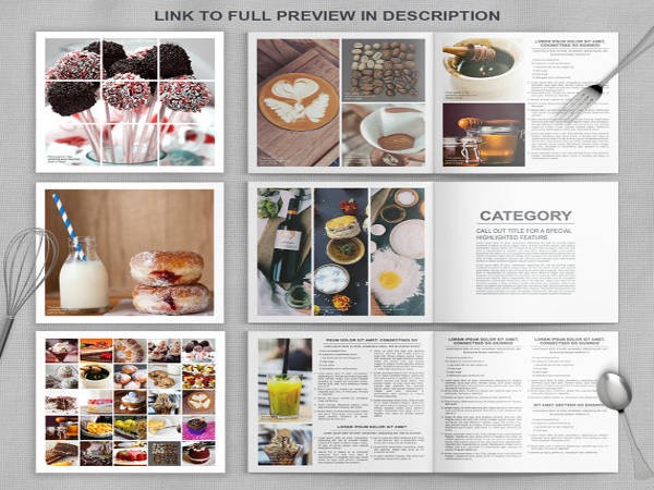 12 Cookbook Template Free PSD AI Vector EPS Format Download Layouts