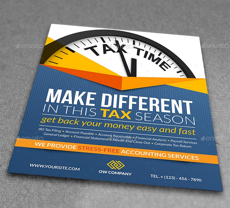 13 Accounting And Bookkeeping Service Flyer Designs