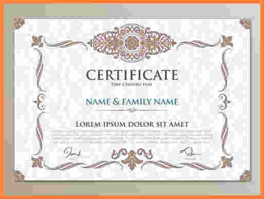 15 Certificate Template Psd Photoshop Free Download Sweep18