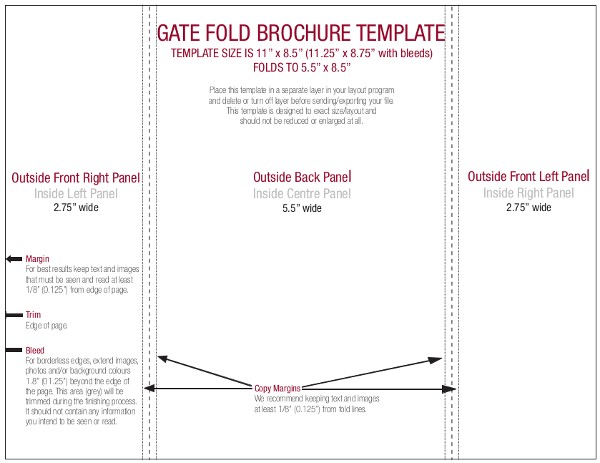 15 Gate Fold Brochure Template PDF PSD AI Vector EPS Free Double Indesign