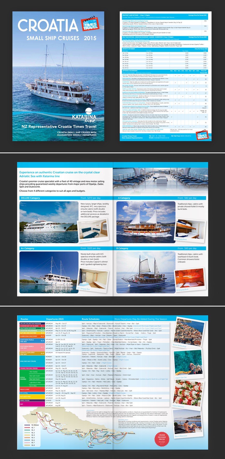15 Travel Brochure Examples With Enticing Designs Naldz Graphics Cruise Ship Samples