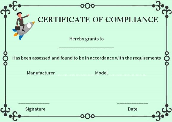 16 Downloadable And Printable Certificate Of Compliance S Covenant
