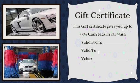 16 Personalized Auto Detailing Gift Certificate S Automotive