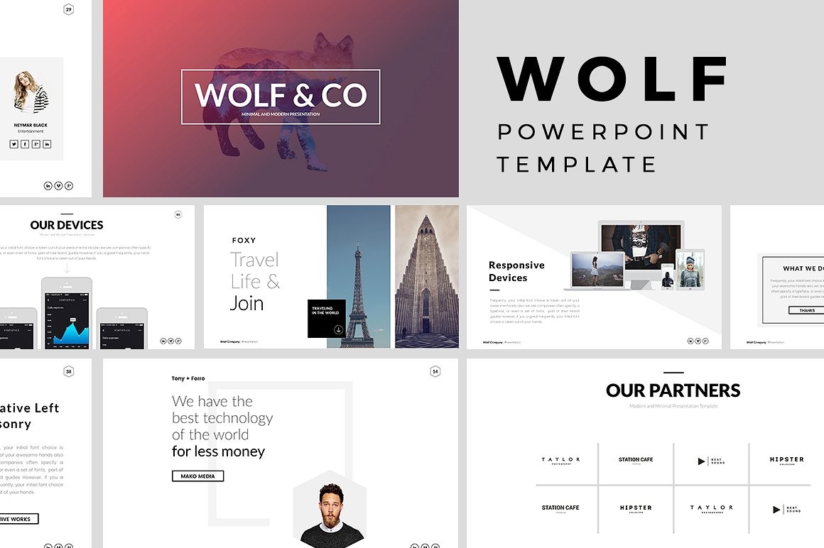 17 Minimalist Powerpoint Templates For Clean Simple Presentations