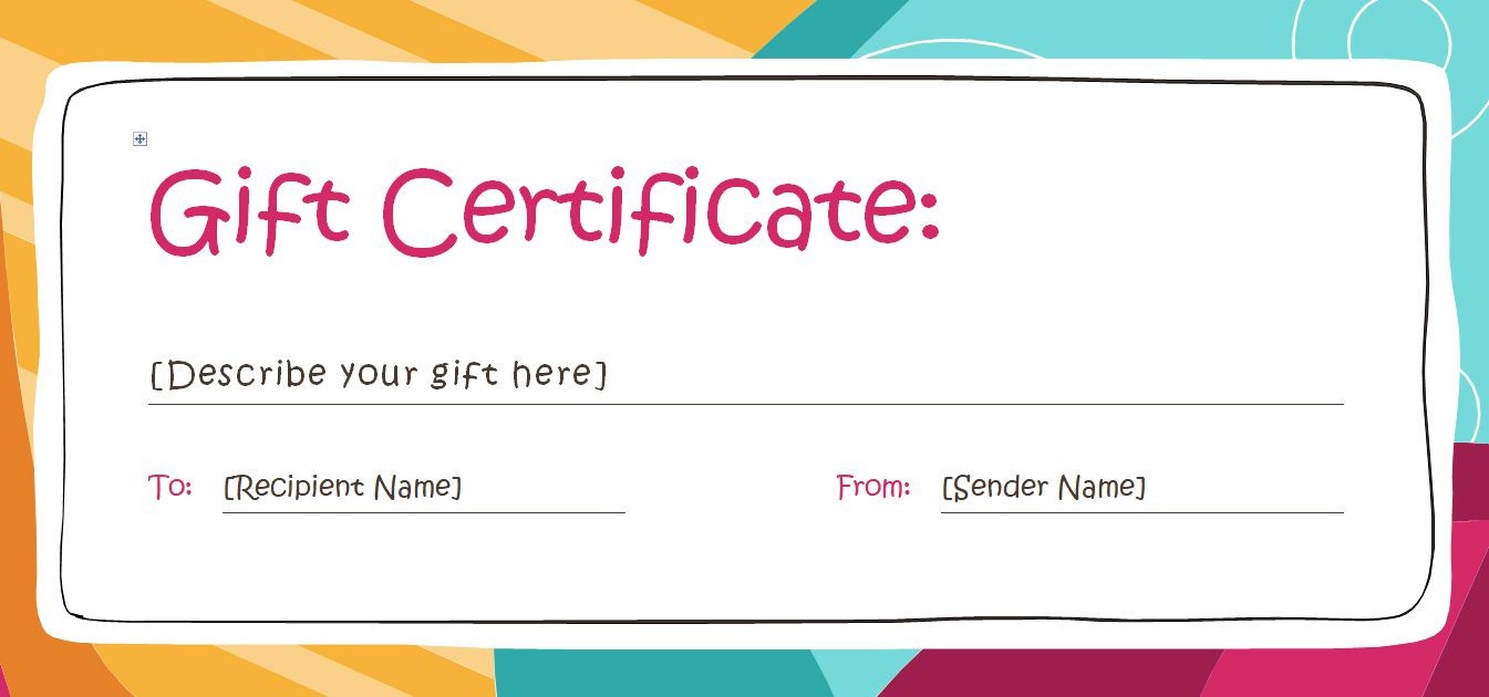 173 Free Gift Certificate Templates You Can Customize Card Samples