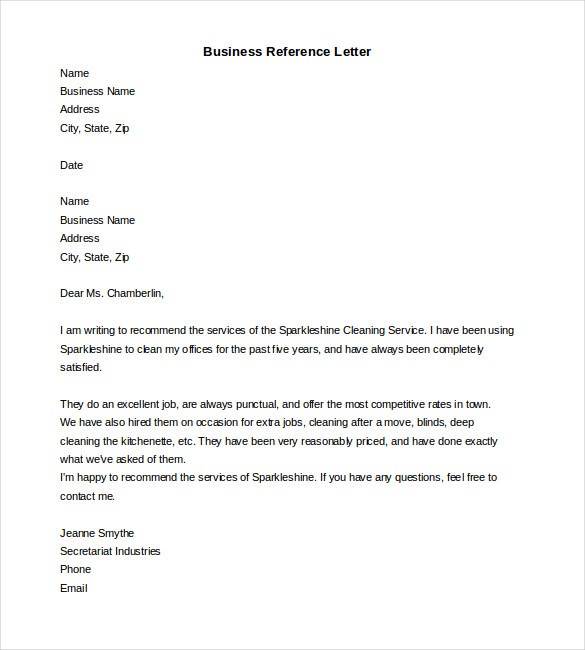 19 Reference Letter Templates DOC PDF Free Premium Professional References Template