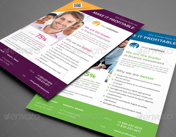20 InDesign Flyer Templates For Business Web Graphic Design Free