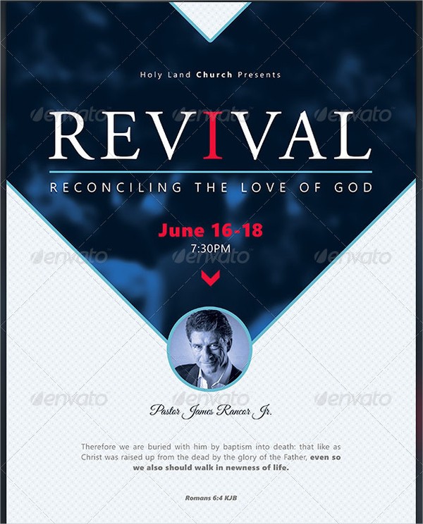 20 Revival Flyers Free PSD AI EPS Format Downloads Printable For