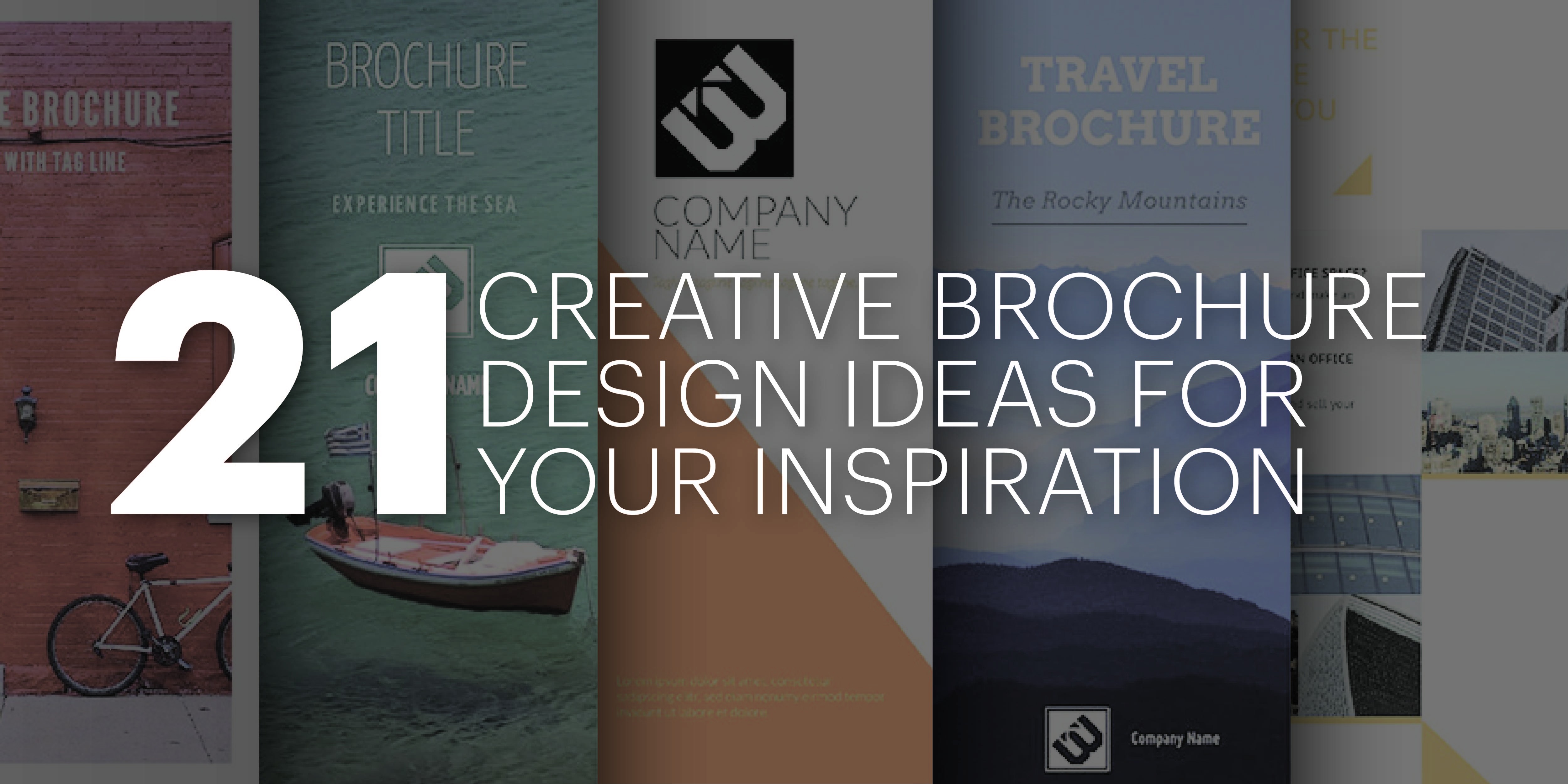 21 Creative Brochure Cover Design Ideas For Your Inspiration Math