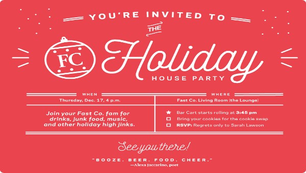 21 Holiday Party Invitation Designs PSD Vector EPS JPG Download