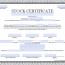 21 Stock Certificate Templates Word PSD AI Publisher Free Corporate Template
