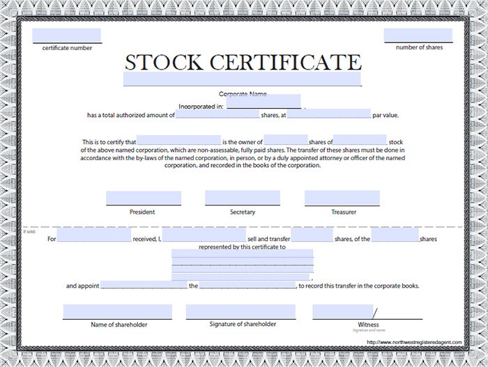21 Stock Certificate S Word PSD AI Publisher Free Corporate