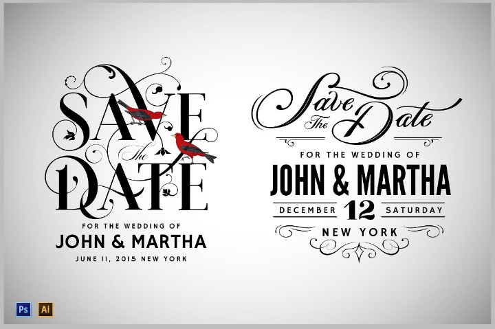 22 Save The Date Templates Editable PSD AI Format Download Template