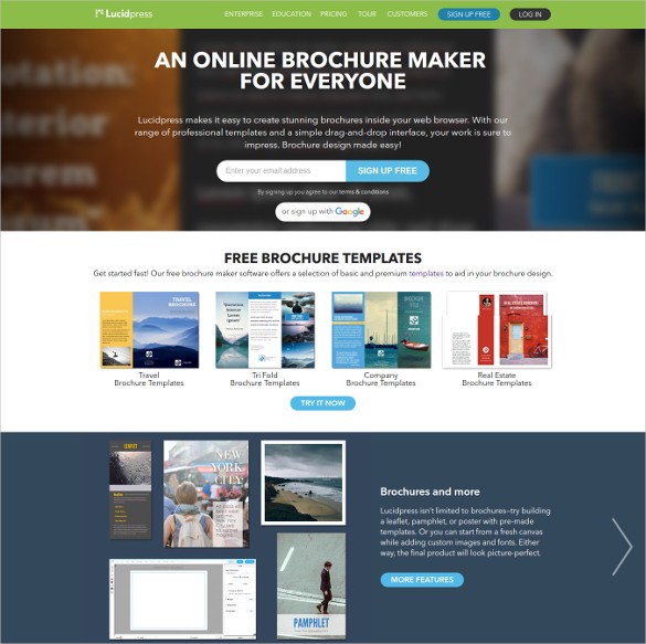 23 Free Brochure Maker Tools To Create Your Own Design Download Lucidpress