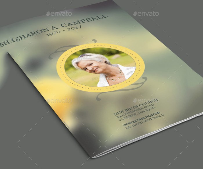 25 Funeral Program Templates PDF PSD Free Premium Backgrounds