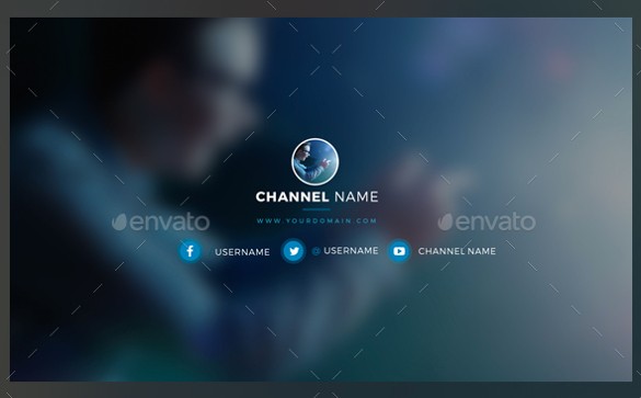 25 YouTube Channel Art Templates Free Sample Example Format Download Template Youtube