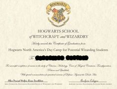 29 Best Certificate Templates Images On Pinterest Award Harry Potter Template