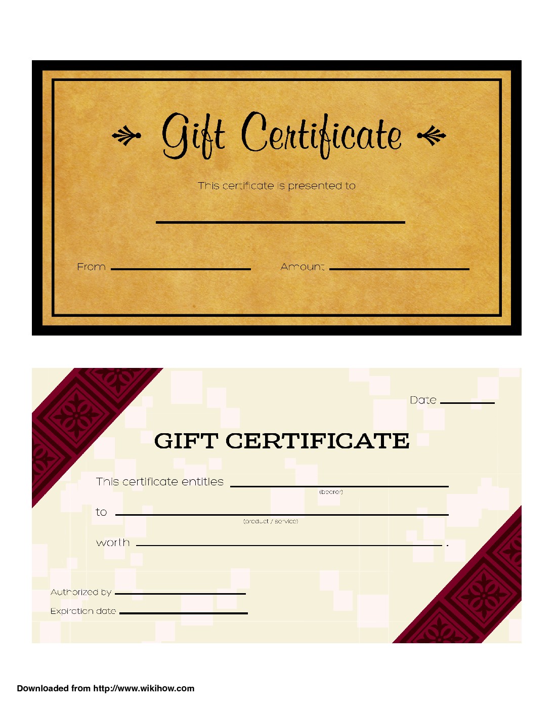 3 Ways To Make Your Own Printable Certificate WikiHow Design Online Free