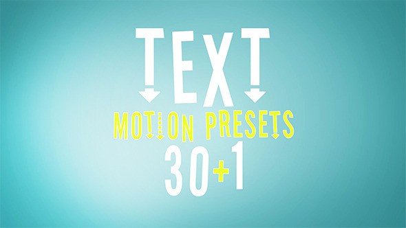 30 1 Text Presets By Kiwiplay VideoHive Ae Templates
