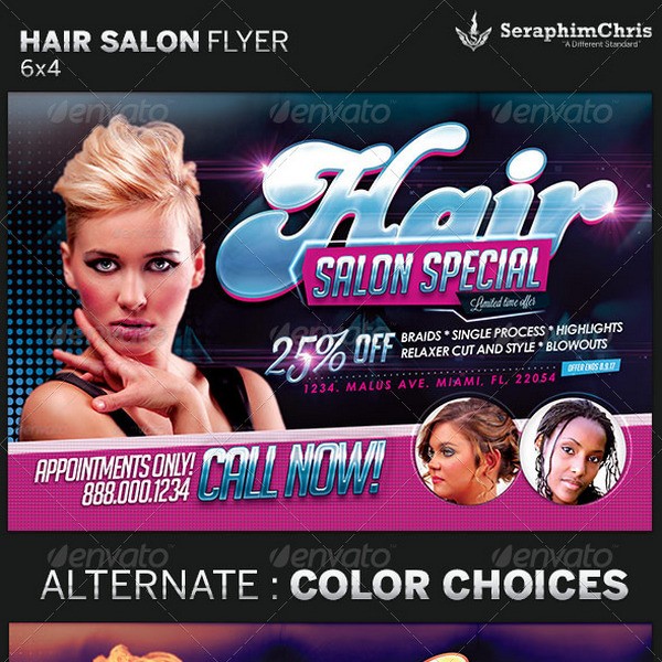 30 Best Spa And Hair Salon Flyer Templates Brochure Free