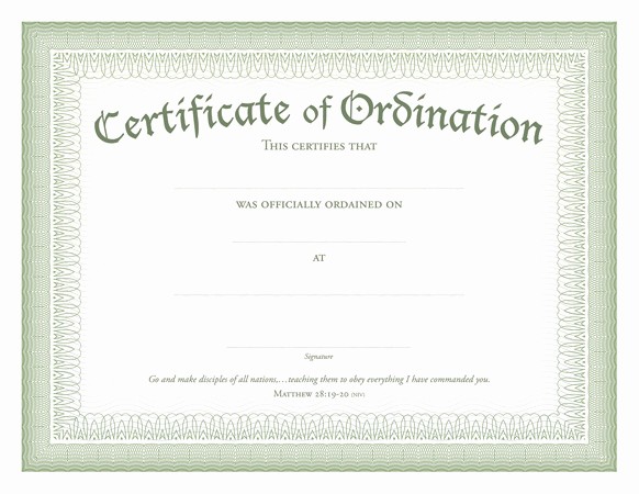30 Fresh Minister License Certificate Template Pictures Example