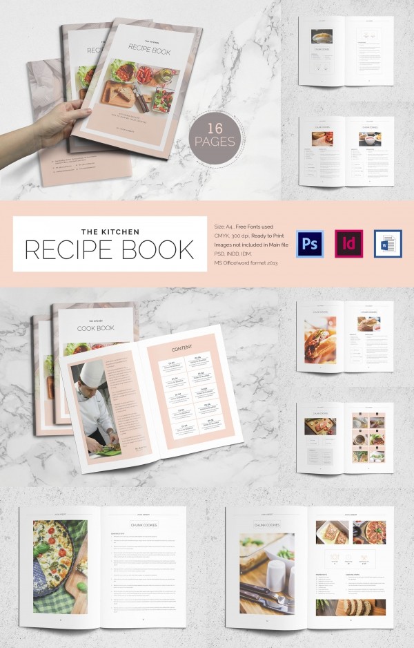 31 Cookbook Templates PSD AI Vector EPS Free Premium Indesign