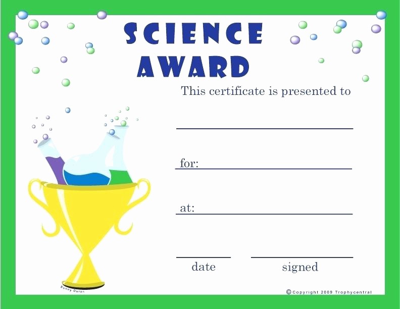 35 Best Of Winner Certificate Template Free Graphics Popular Science Fair Certificates