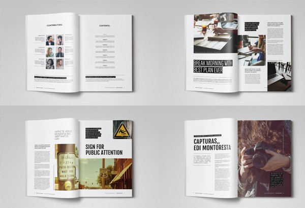 36 Simple Magazine S Free Premium PSD InDesign Download