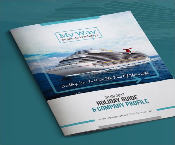 42 Company Brochure Templates In PSD Free Premium Cruise Ship Samples