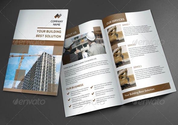 44 Cool Construction Brochure Templates Desiznworld Ideas