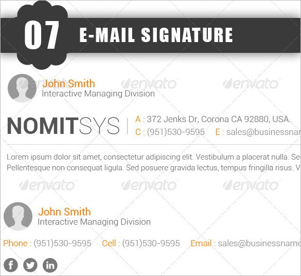 45 HTML Email Signatures Download Use Instantly Free Signature Html