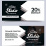 45 Premium Free PSD Professional Gift Certificates Templates For Tattoo Card Template