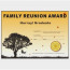 48 Prettier Photos Of Family Reunion Certificates Editable Certificate Award
