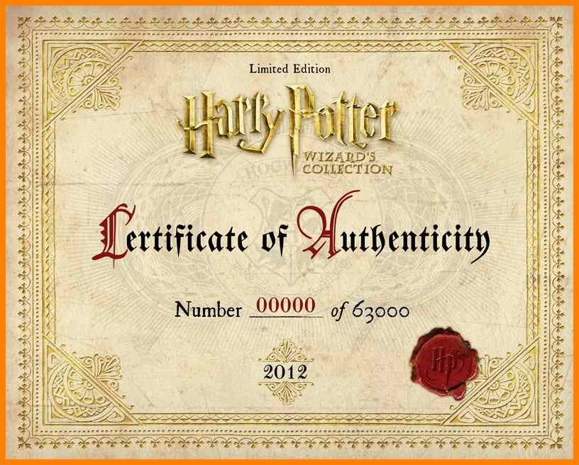 5 Harry Potter Certificate Template Plastic Mouldings Hogwarts