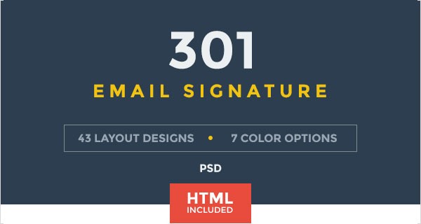 50 Best Professional HTML Outlook Email Signature Designs Free