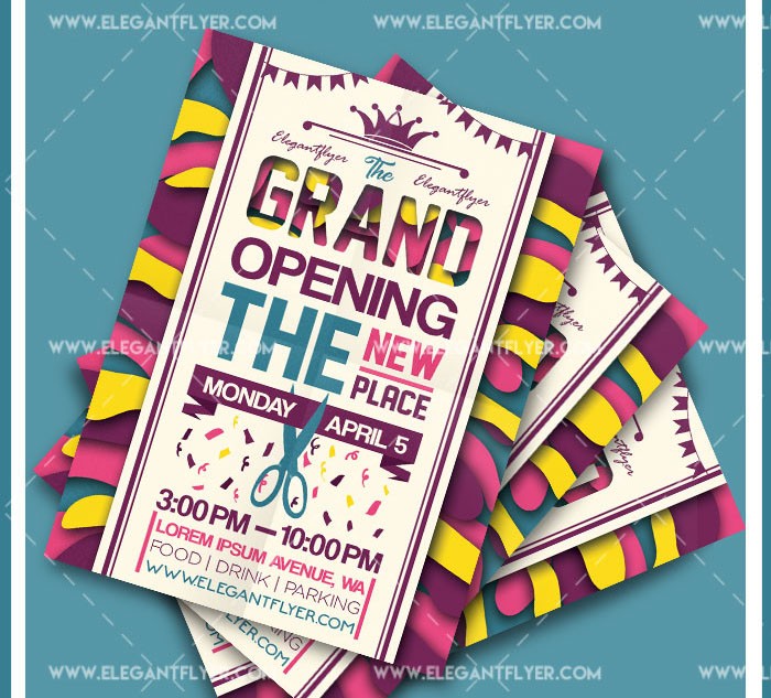 50 PREMIUM FREE PSD PARTY NIGHT CLUB FLYER TEMPLATES For Grand Opening Flyer Psd